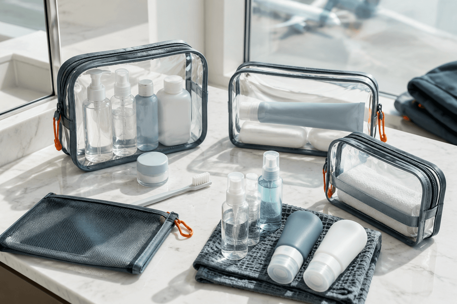 Toiletry & Amenity — Carry-on friendly washbags